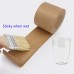 FixtureDisplays® 1 Roll Water Activated Reinforced Brown Kraft Paper Tape DIY Craft Box Packaging Sealing Tape 3” Wide 150 feet 1.5“ Core 15723-1PK